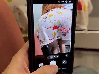 Caught Jerking Off By Busty StepMom