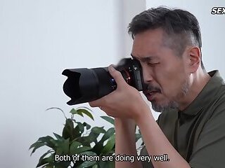 [Eng Sub] Immoral Cuckold Nude Model Wife - Maki Tomoda