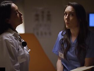 Lesbian Doctor And Nurse Has Intense Sex On Job Secretly - Vicki Chase