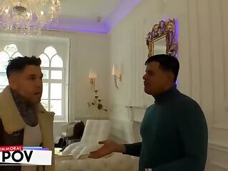 Double Teaming Ukrainian Supermodel Josephine In The New Condo!