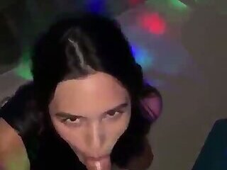 Hard sex a stranger at the VIP nightclub