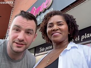 Thick Huge Tits Chubby Ebony Fucks BWC - Tia Maria