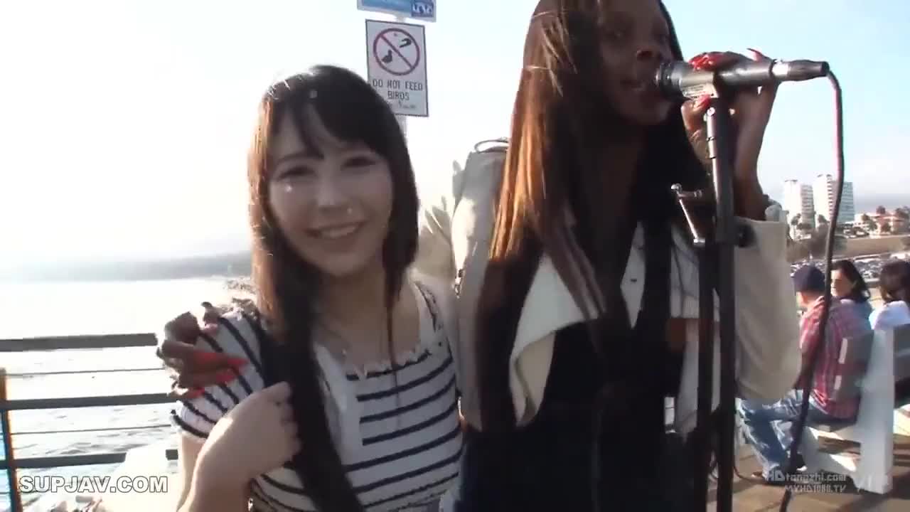 Japanese Teen Takes Big Black Cocks